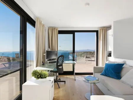 Villa moderne à Sa Torre avec Wi-Fi et cheminée - Photo 12