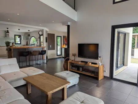 Maison moderne élégante avec piscine privative, jardin clos et wifi - Photo 16