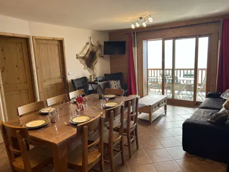 Appartement 3 pièces à Les Saisies pour 8, parking - Photo 11