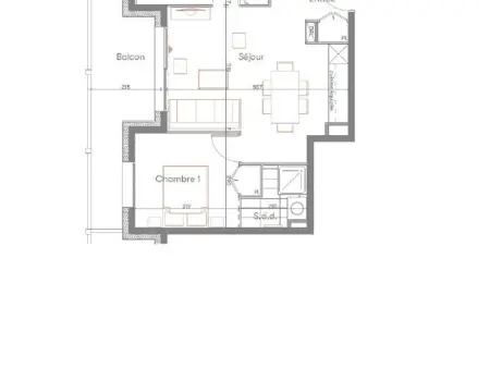 Appartement neuf Les Saisies 6 pers, 53m², 2 ch, parking - Photo 3