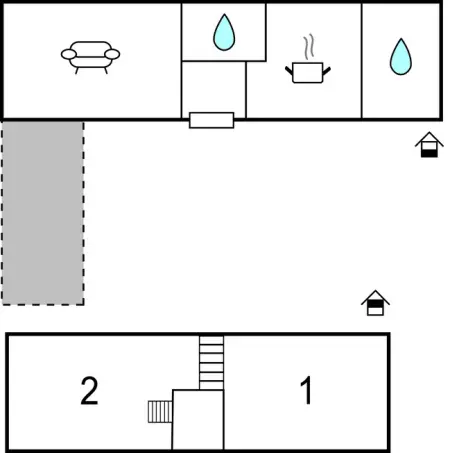 Maison 5 personnes à Kerbors - Photo 14