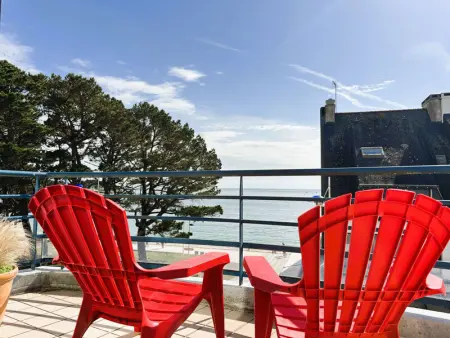 Bénodet: Appartement Duplex à 50m de la plage, Vue Mer, Parking - Photo 0