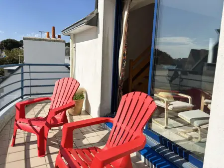 Bénodet: Appartement Duplex à 50m de la plage, Vue Mer, Parking - Photo 16