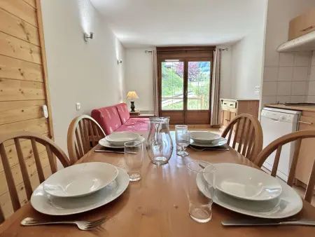 Appartement cosy à Flumet avec piscine et parking, aux pieds des pistes - Photo 5