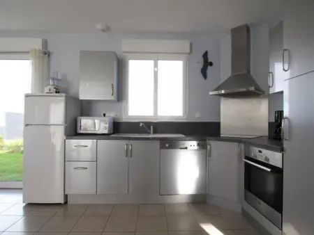 Maison en bois moderne, vue mer, proche Barfleur, WiFi, vélos, jardin privatif - Photo 6