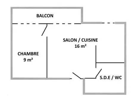 Appartement au cœur du Pouliguen avec balcon et parking, animaux admis - Photo 6