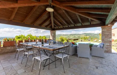 Castello di Petroro, Maison 10 personnes à Petroro Todi PG - Photo 5