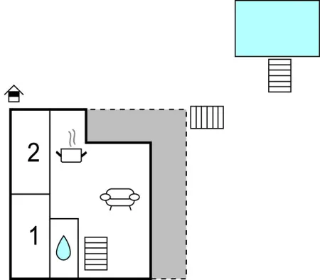 Rosa dei Venti, Maison 5 personnes à Guardea TR - Photo 16