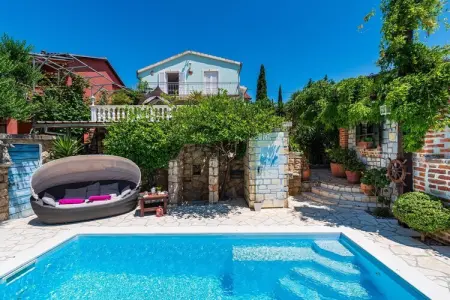 Holiday House Danica, Maison Maslenica avec Vue Mer et Piscine - Photo 10