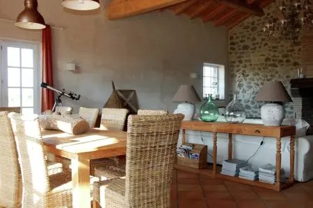 Mas d'Ourbise Penan, Manoir à Fargues avec piscine et jardin - Photo 5