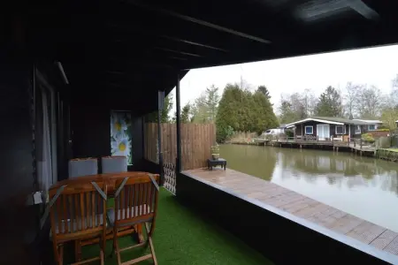 Vijverzicht, Chalet dans un parc avec un étang de pêche - Photo 24