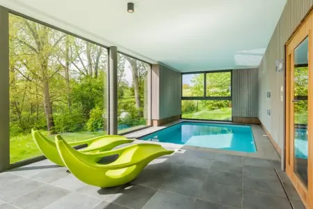 Ard' Cube, Maison à Noiseux avec Piscine Intérieure - Photo 7