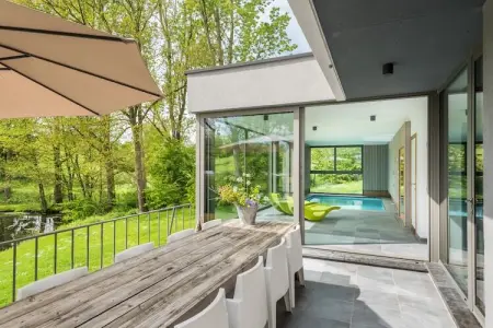 Ard' Cube, Maison à Noiseux avec Piscine Intérieure - Photo 12