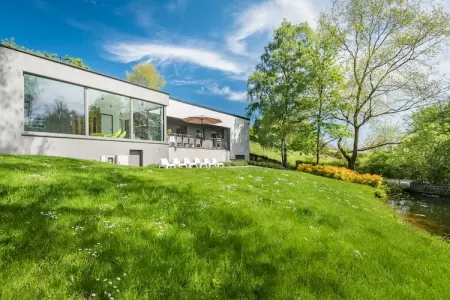 Ard' Cube, Maison à Noiseux avec Piscine Intérieure - Photo 13