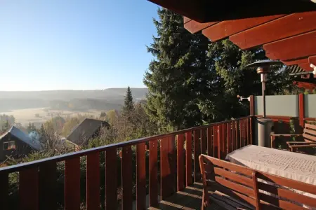 Balcon Petite Suisse, Chalet confortable dans les Ardennes avec piscine - Photo 12