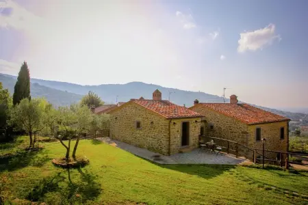 San Martino Ulivi, Villa à Cortona avec Piscine et Vue sur Chiana - Photo 1