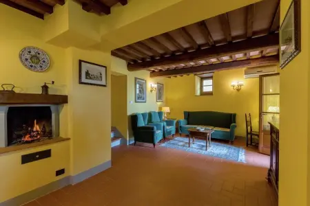 San Martino Ulivi, Villa à Cortona avec Piscine et Vue sur Chiana - Photo 4