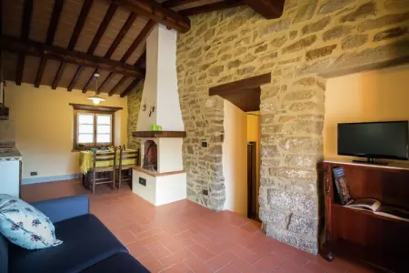 San Martino Ulivi, Villa à Cortona avec Piscine et Vue sur Chiana - Photo 5