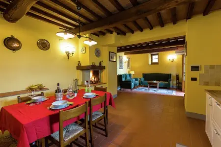 San Martino Ulivi, Villa à Cortona avec Piscine et Vue sur Chiana - Photo 6