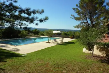 Grande Villa Vue Panoramique, Saint-Siffret : Forêt et Étang - Photo 6