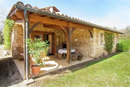 Gapard La Petite Grange 6 pers, Belle maison de vacances avec piscine à Issac - Photo 2