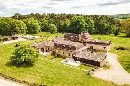 Gapard La Petite Grange 6 pers, Belle maison de vacances avec piscine à Issac - Photo 3