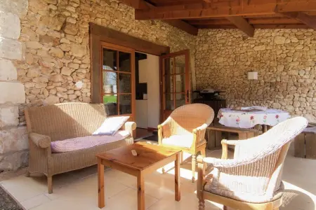 Gapard La Petite Grange 6 pers, Belle maison de vacances avec piscine à Issac - Photo 25