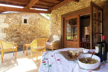 Gapard La Petite Grange 6 pers, Belle maison de vacances avec piscine à Issac - Photo 36