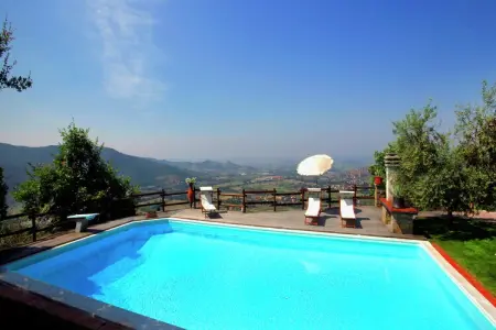 Villa la Foce, Villa en Toscane avec Piscine et Vue - Photo 1