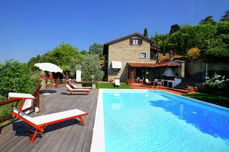 Villa la Foce, Villa en Toscane avec Piscine et Vue - Photo 2