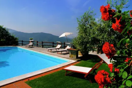 Villa la Foce, Villa en Toscane avec Piscine et Vue - Photo 5