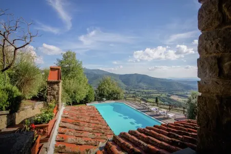 Villa la Foce, Villa en Toscane avec Piscine et Vue - Photo 8