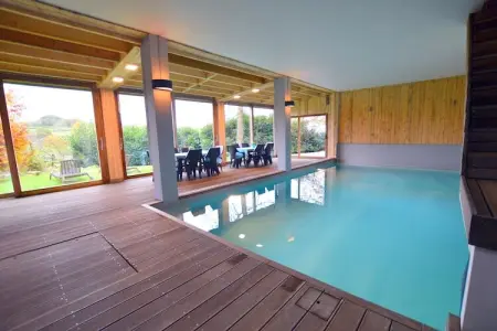Remonval, Ferme rustique avec piscine - Photo 10