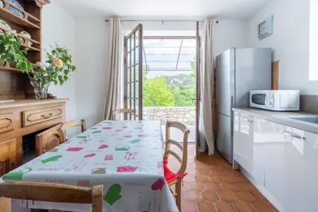 Le Travers, Maison de vacances à Montclus près de la rivière - Photo 7