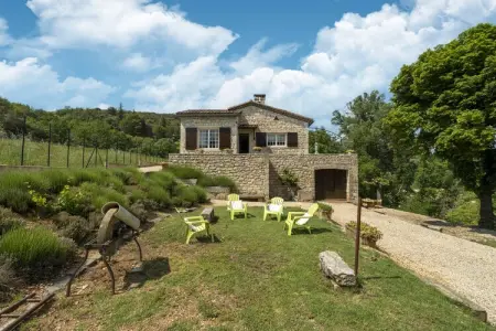 Le Travers, Maison de vacances à Montclus près de la rivière - Photo 11