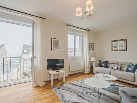 L'Anse, Appartement 5 personnes à Dinard - Photo 7