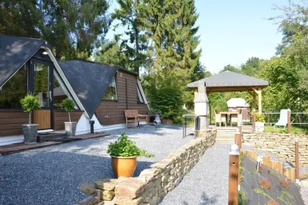 Mise Au Vert, Chalet à Gesves avec terrasse et jardin - Photo 5