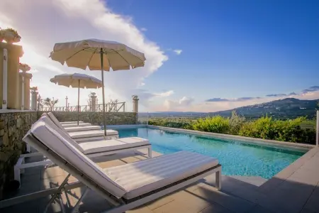 Villa Chiara, Maison à Cortona avec Piscine et Vue sur Vallée - Photo 5