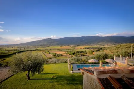 Villa Chiara, Maison à Cortona avec Piscine et Vue sur Vallée - Photo 38