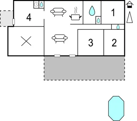 Maison 10 personnes à Mountboucher sur Jabro - Photo 30