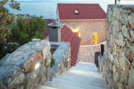 Villa View, Villa à Podgora avec Piscine proche Plage - Photo 1