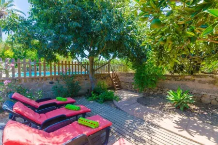 Hort de Can Bou, Finca à Porreres avec Piscine Naturelle - Photo 4