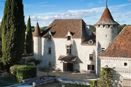 Château la Colombie, Château en Nouvelle-Aquitaine avec piscine & vue - Photo 6