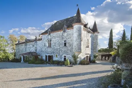 Château la Colombie, Château en Nouvelle-Aquitaine avec piscine & vue - Photo 7