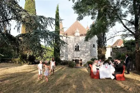 Château la Colombie, Château en Nouvelle-Aquitaine avec piscine & vue - Photo 25