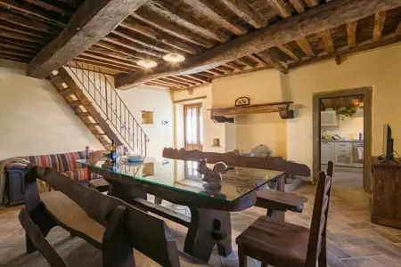Borgo Le Spighe, Ferme en Toscane avec piscine et vue - Photo 3