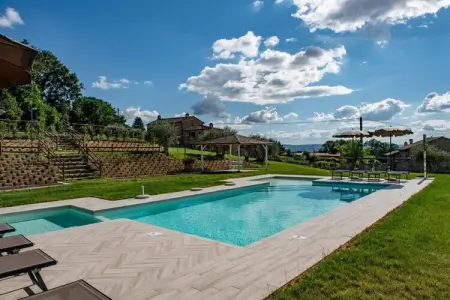 Borgo Le Spighe, Ferme en Toscane avec piscine et vue - Photo 11