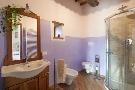 Borgo Le Spighe, Ferme en Toscane avec piscine et vue - Photo 19