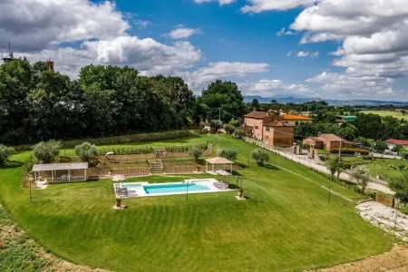 Borgo Le Spighe, Ferme en Toscane avec piscine et vue - Photo 23
