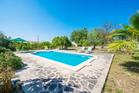 Villa Sa Fonera, Maison à Maria de la Salut avec Piscine Salée - Photo 9